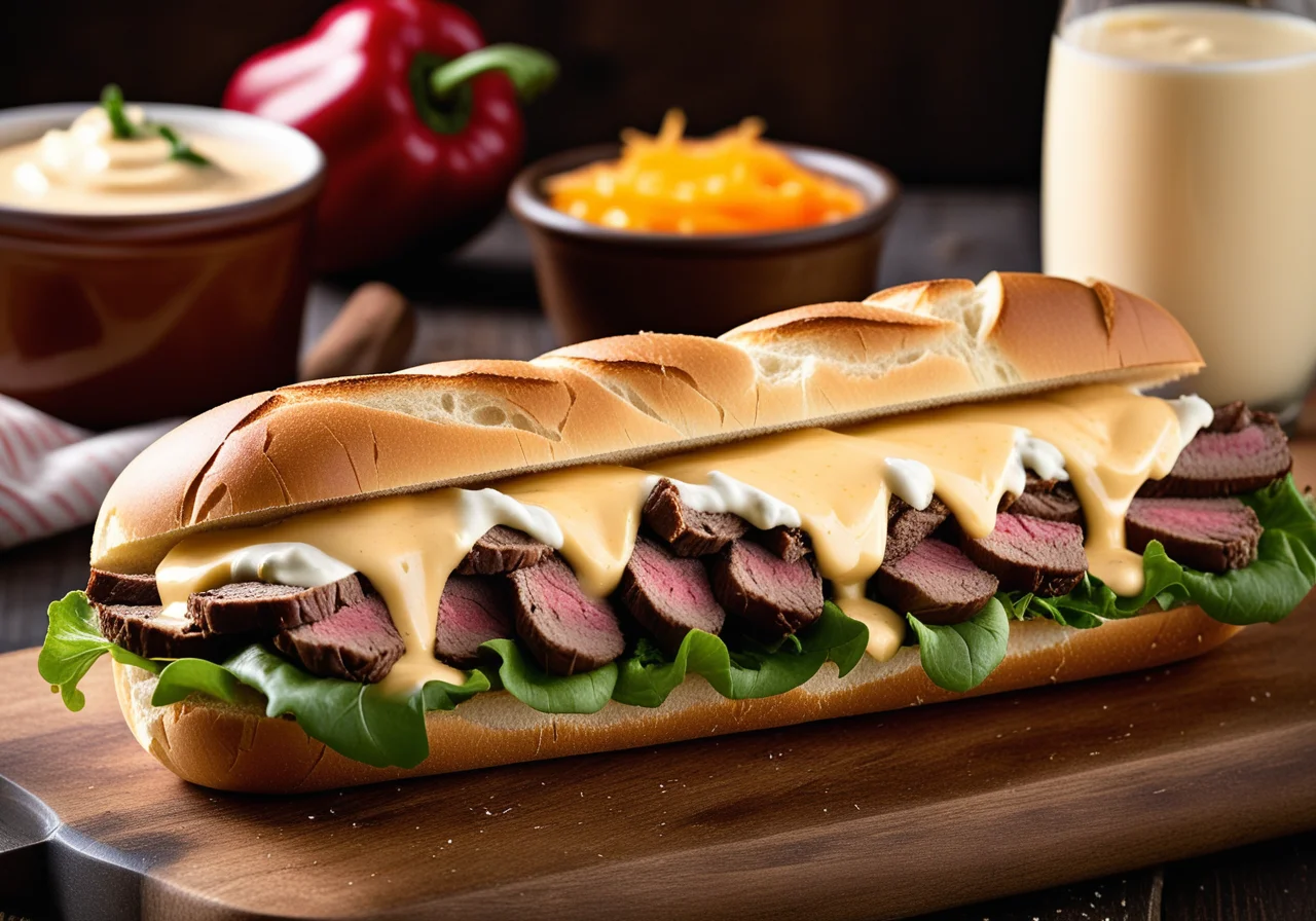 Beef Cheese Sandwich