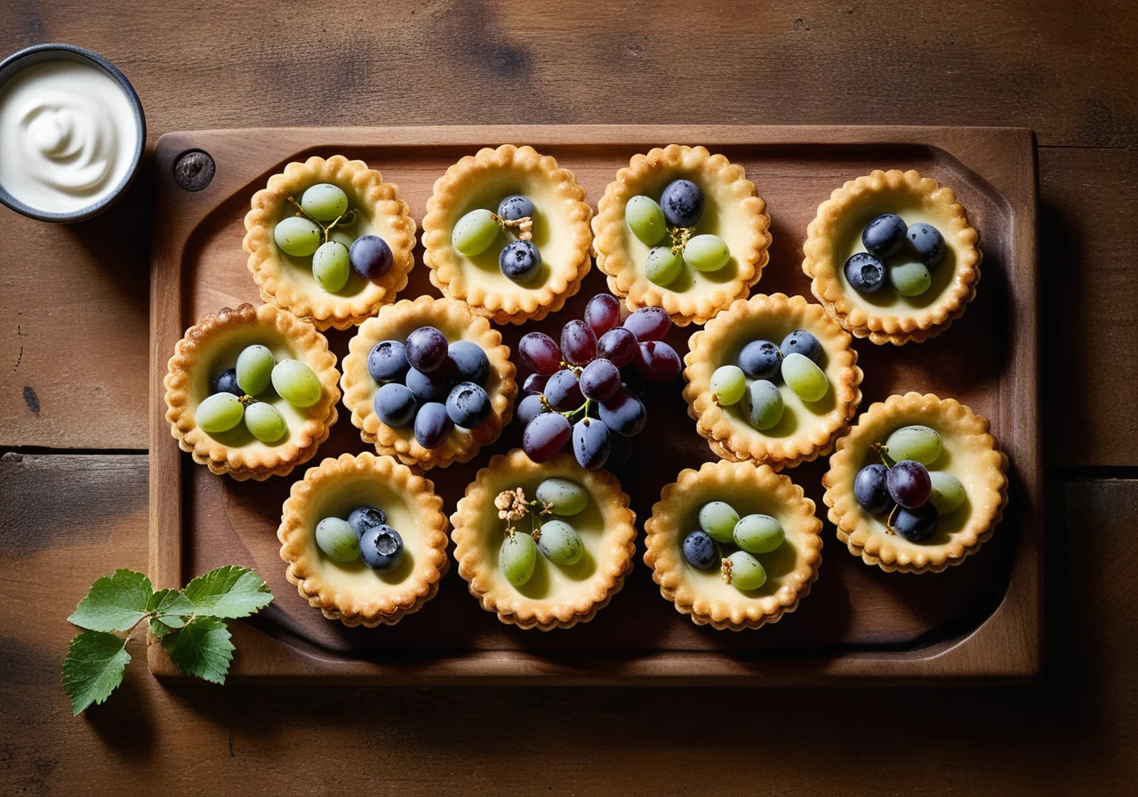 Weintrauben-Törtchen