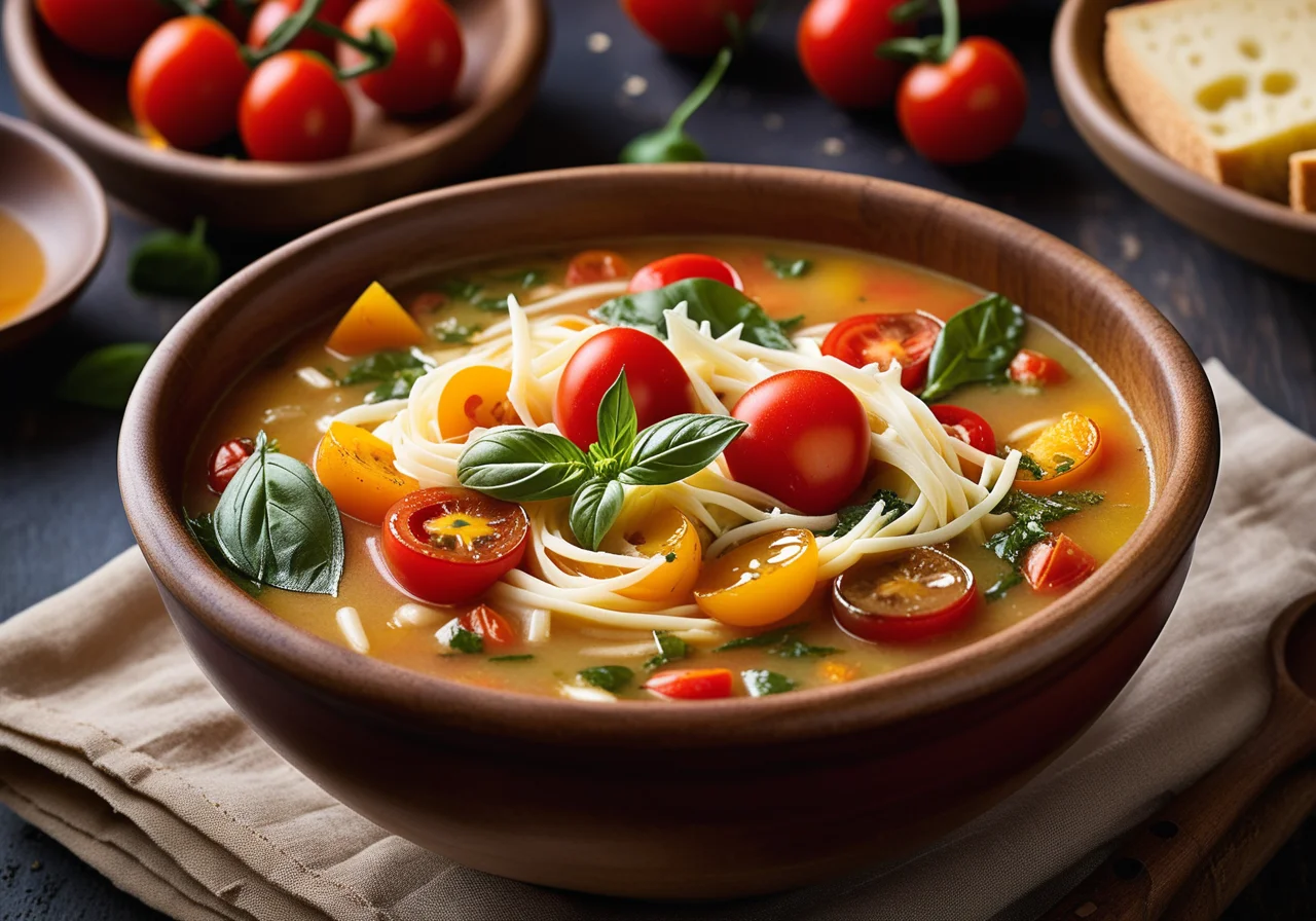Provençal Vegetable Soup with Parmesan