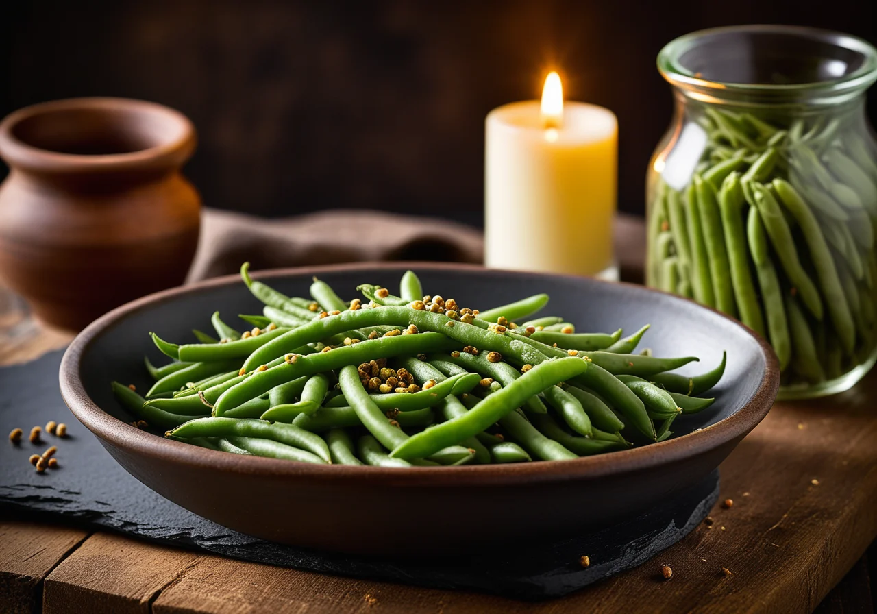 Green Beans in Sour Milk Pickle