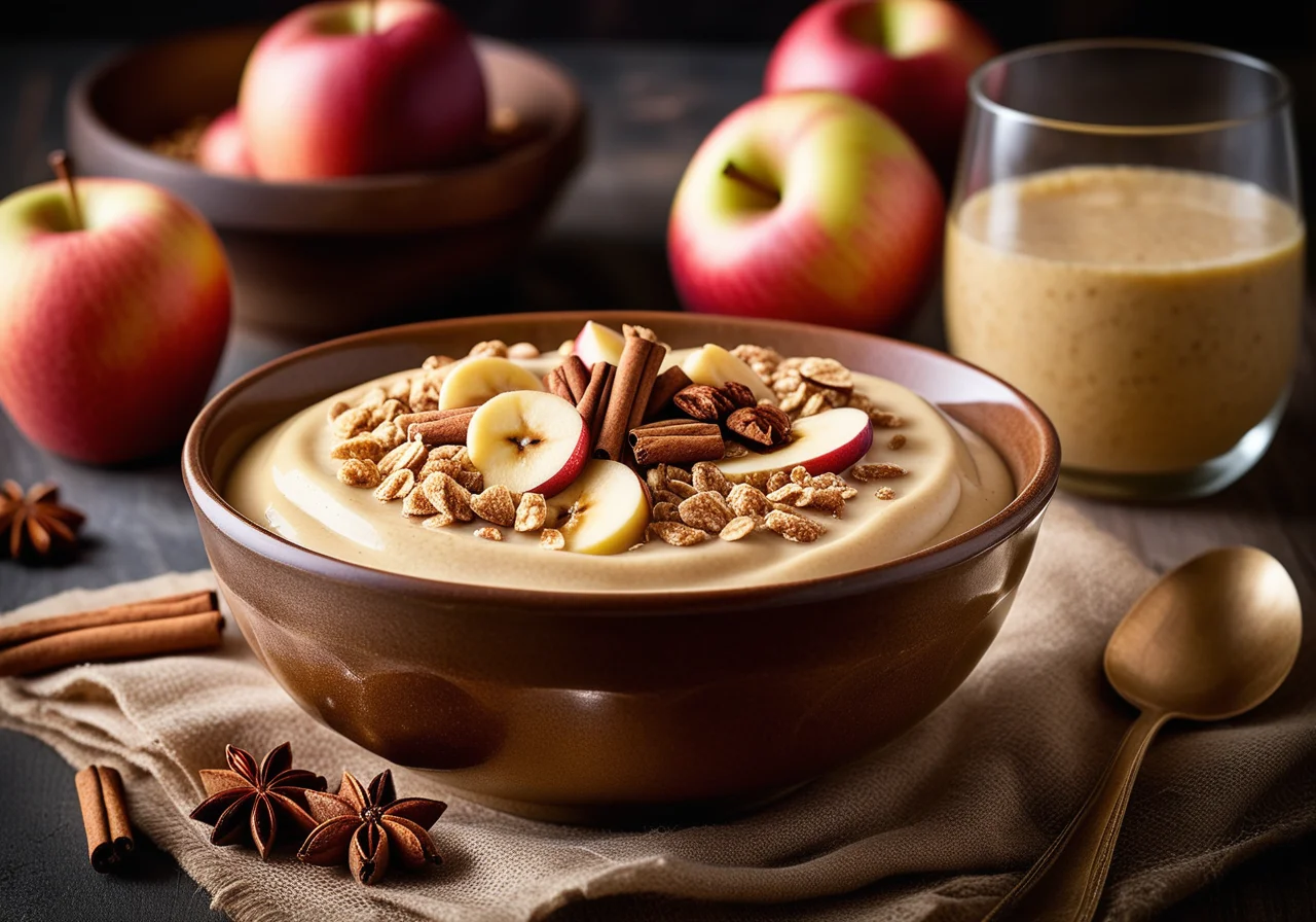 Cinnamon Apple Banana Pudding (Golden)