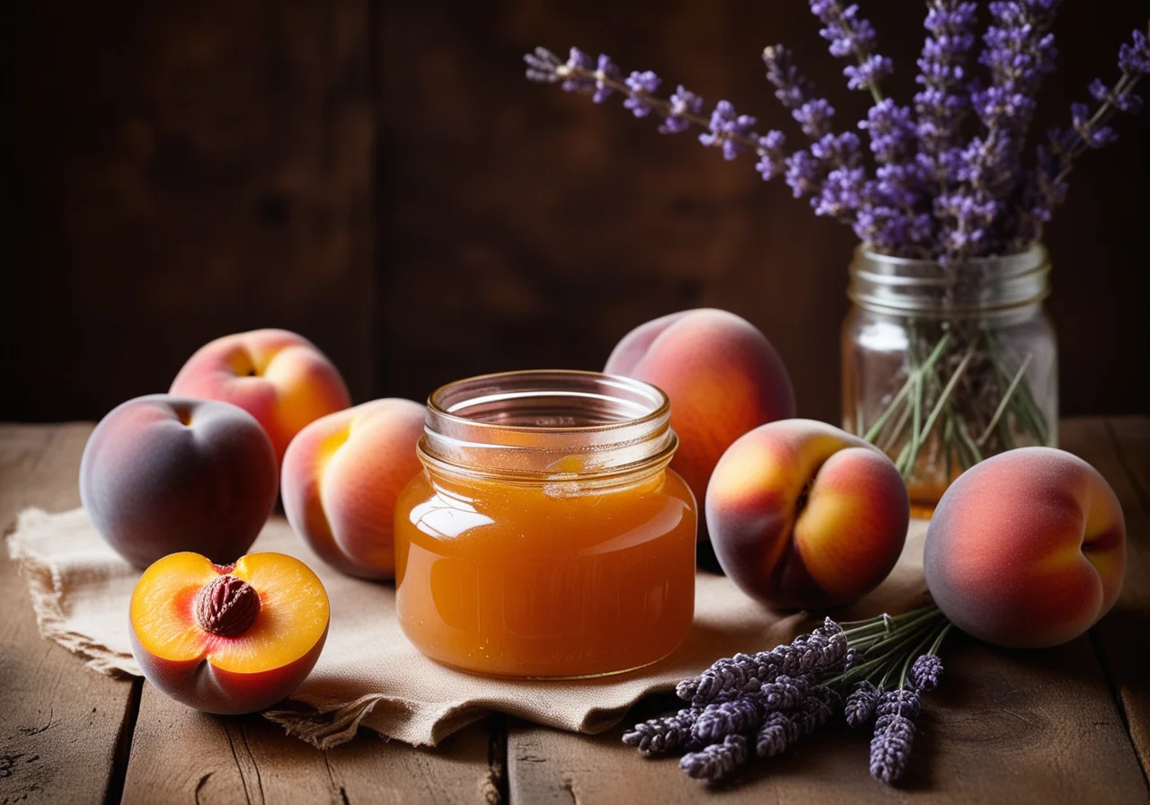Peach Lavender Marmalade with Vanilla