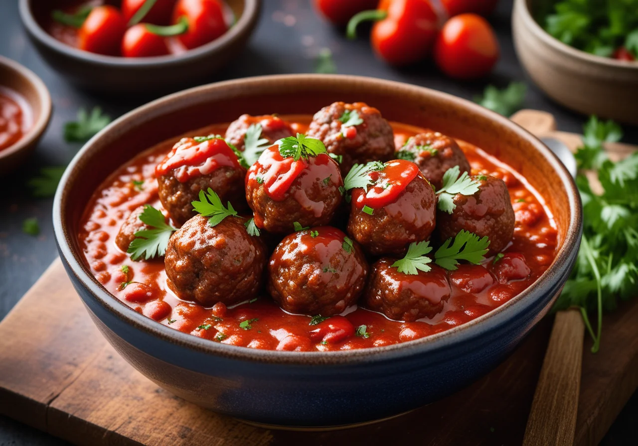Mexican Meatballs in Tomato Sauce