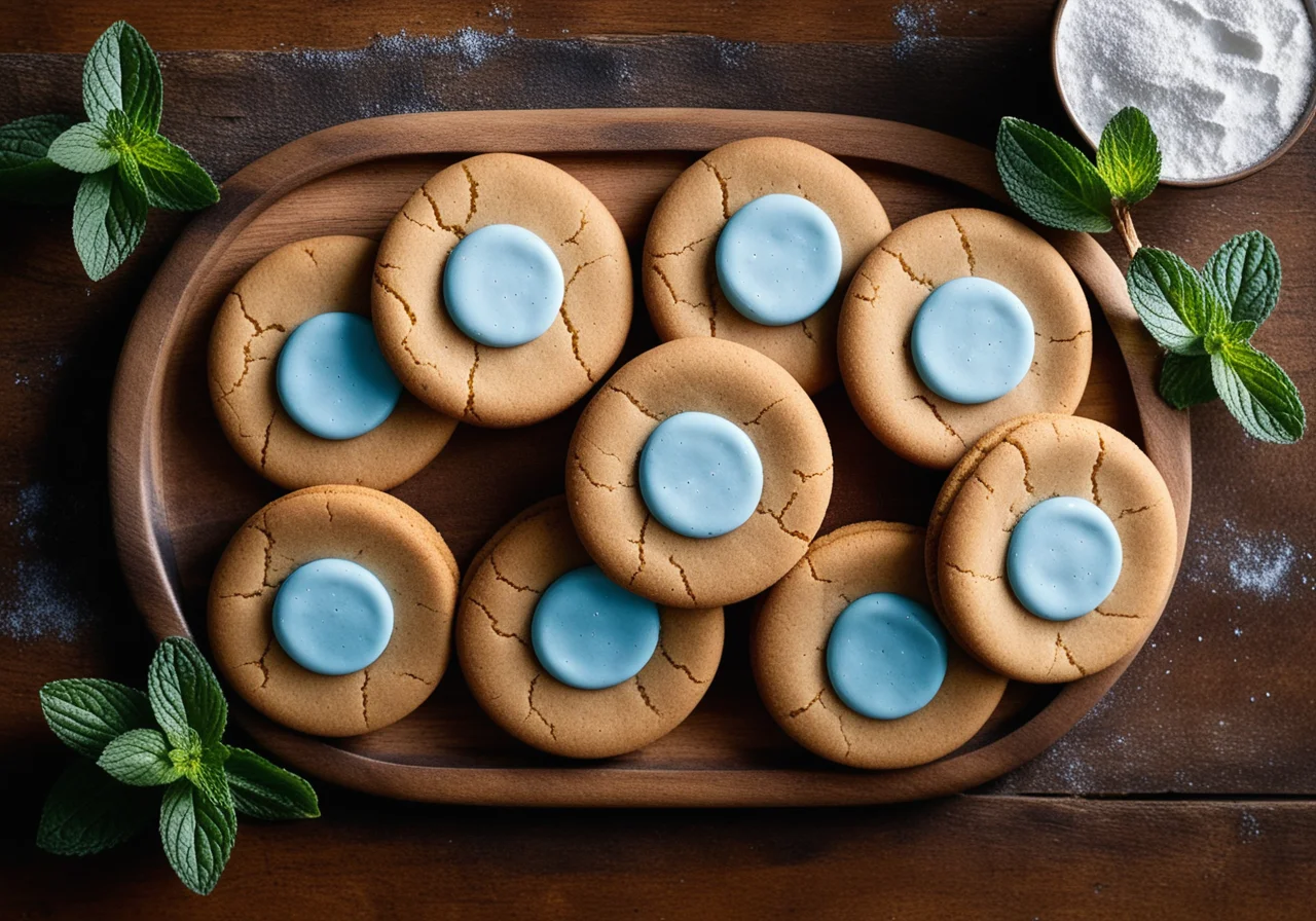 Cookies with Marzipan and Icing