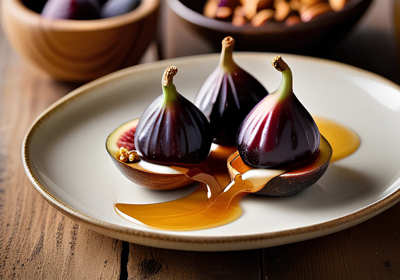 Honey Figs with Mascarpone
