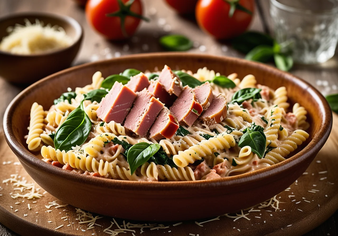 Noodle Gratin with Tuna