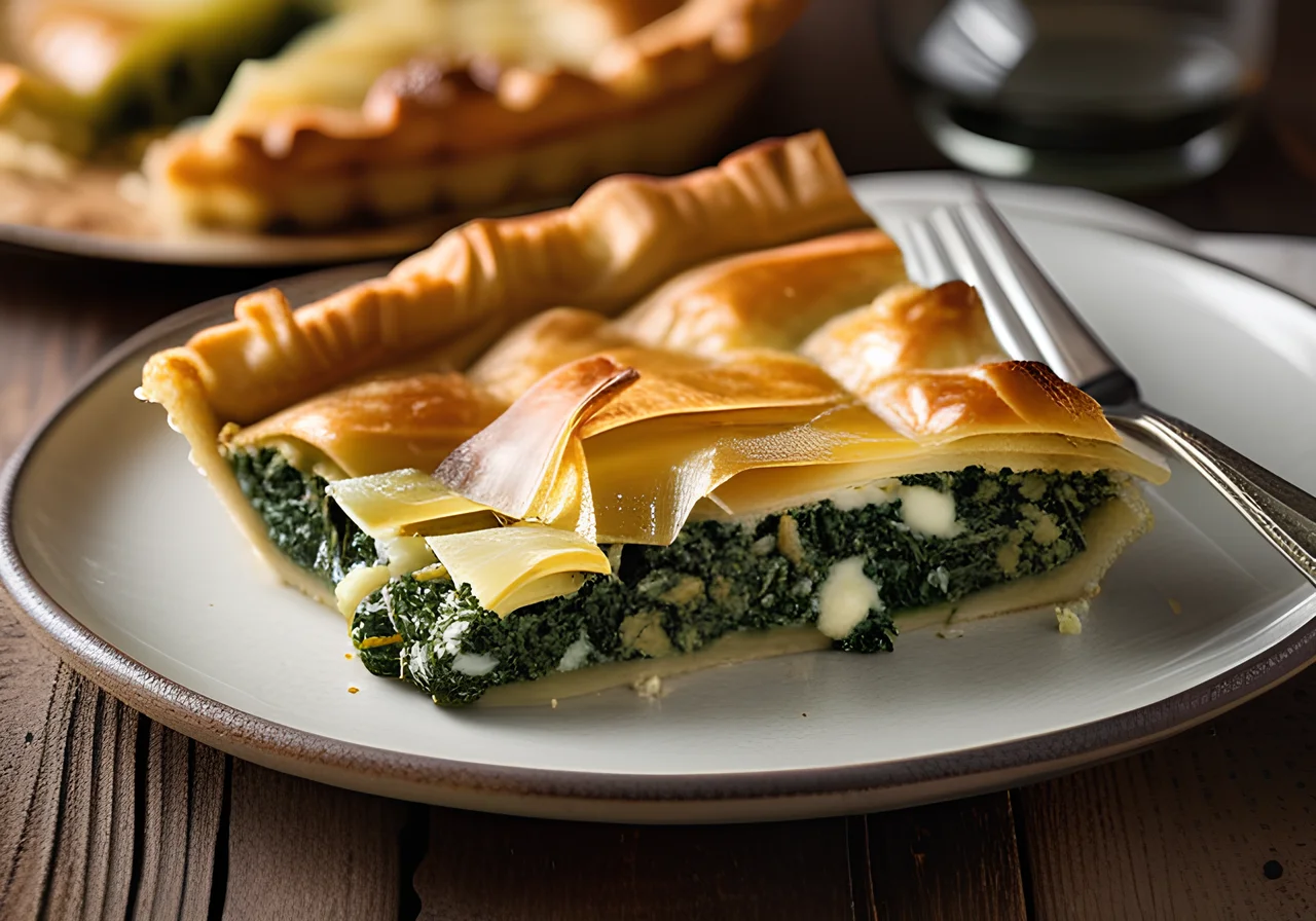 Potato and Spinach Pie