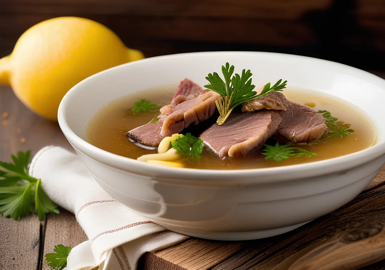 Broth with Liver Spätzle