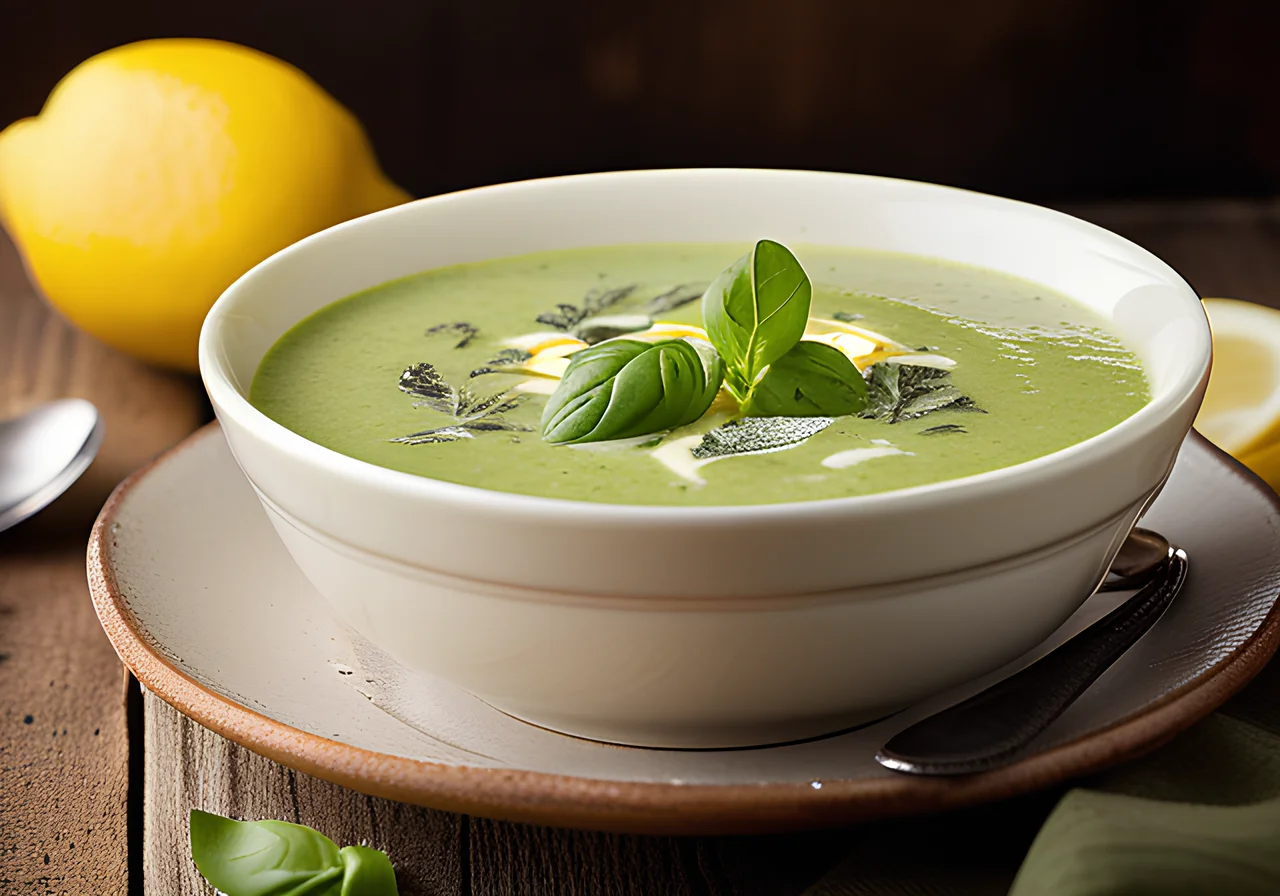 Broccoli Soup with Basil