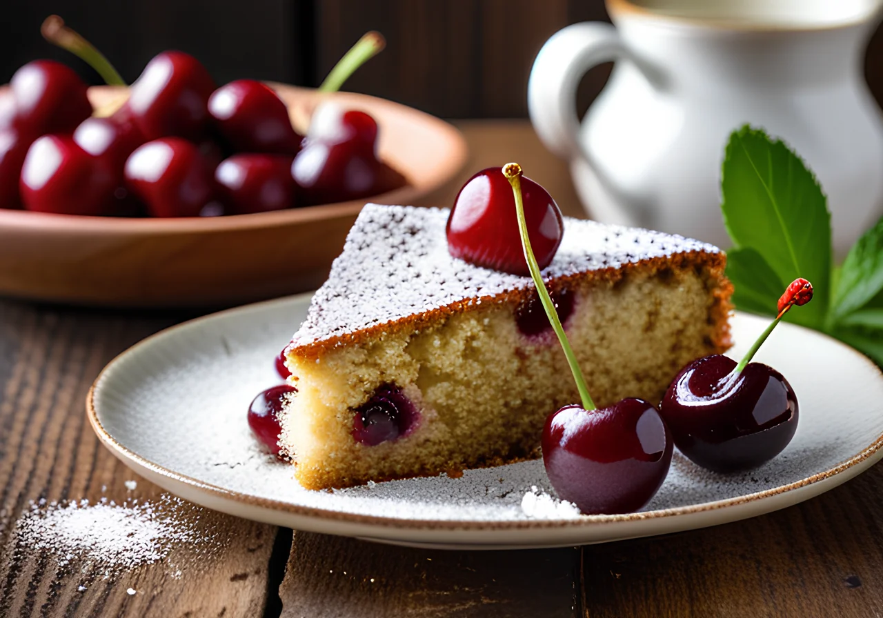 Quinoa Cherry Cake