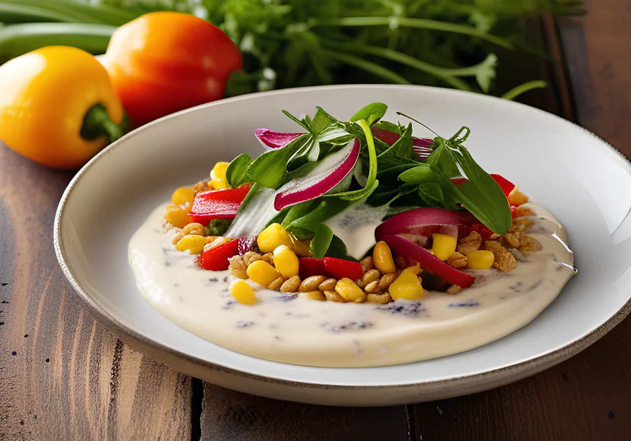 Grain Skillet with Skyr Dip