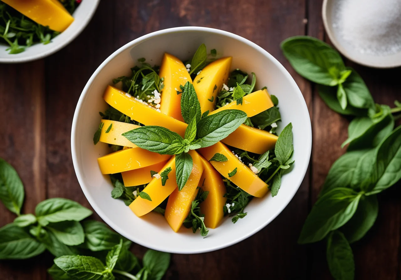 Mango Herb Salad