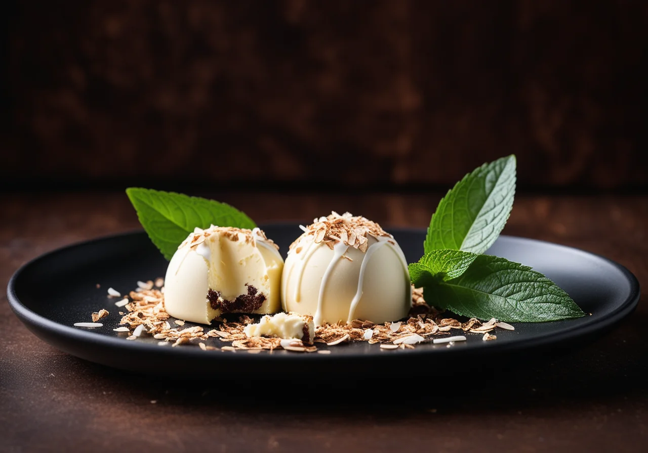 White Chocolate Coconut Truffles