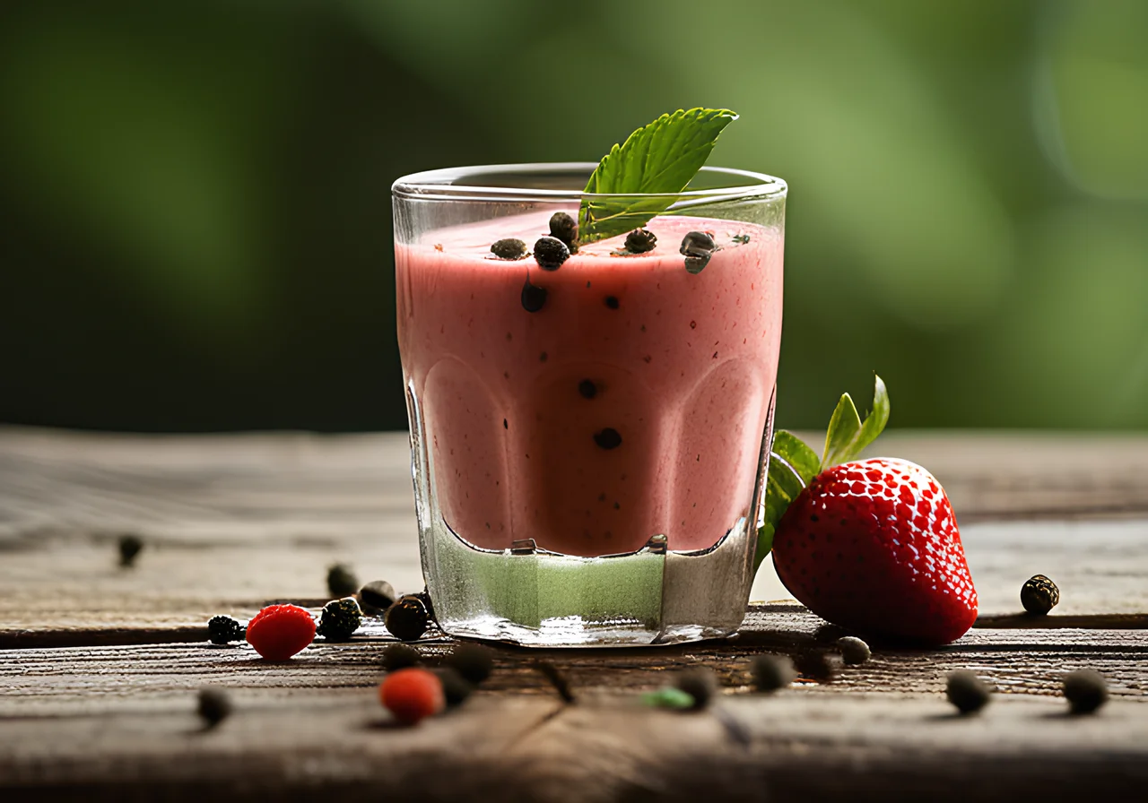 Strawberry Soy Mix with Green Peppercorns