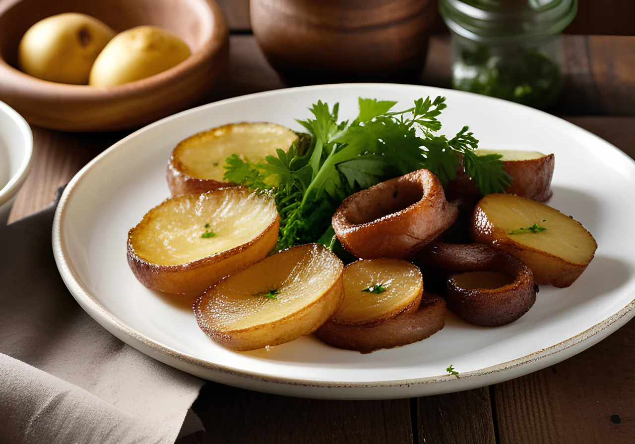 Hearty Potato‑Meat Skillet with Onions (Tiroler Gröstl)