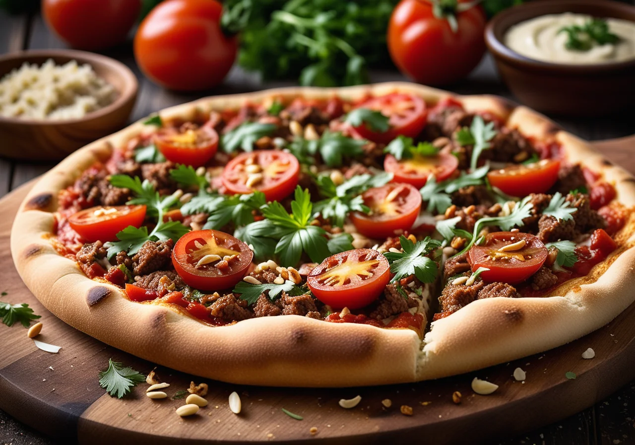 Turkish-Style Pizza (Lahmacun)