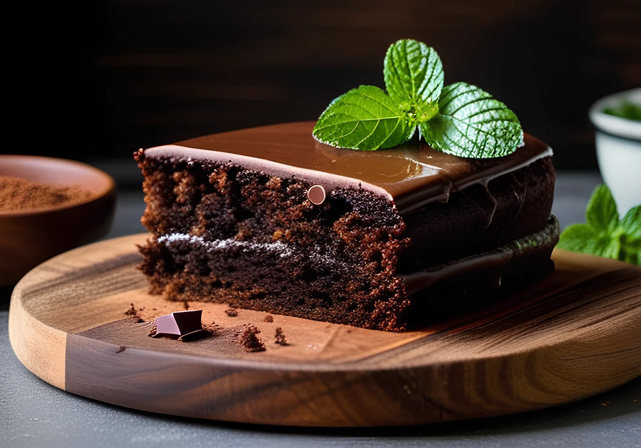 Vegan Chocolate Cake with Zucchini