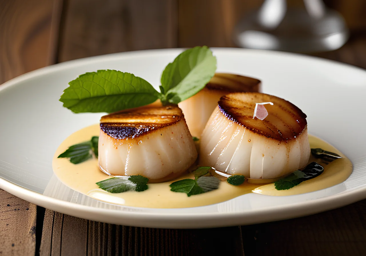 Scallops with Vanilla