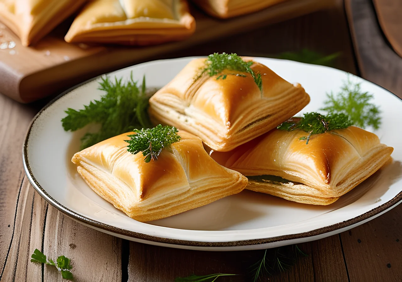 Pastry Pockets with Cheese