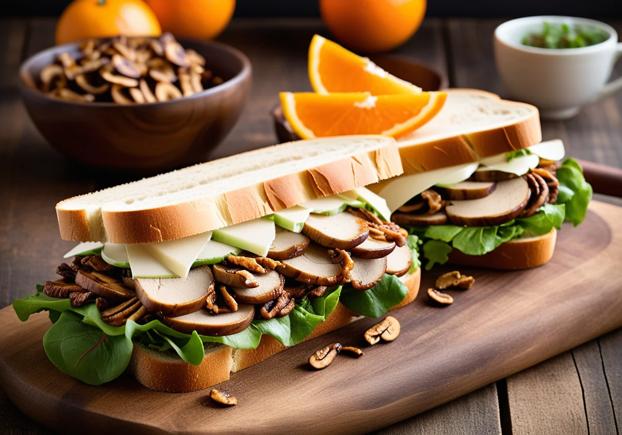 Turkey Orange Sandwich
