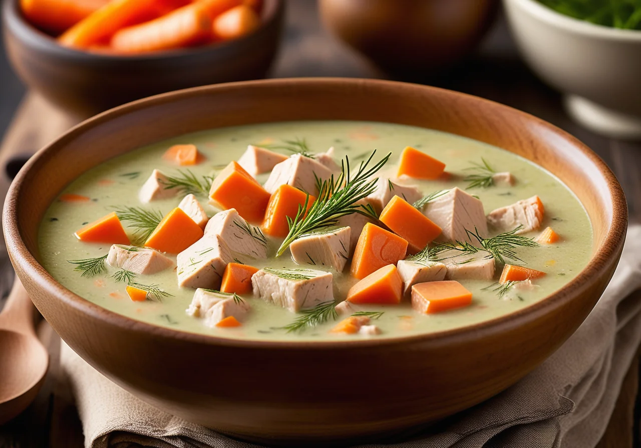 Vegetable Soup with Chicken and Wild Rice