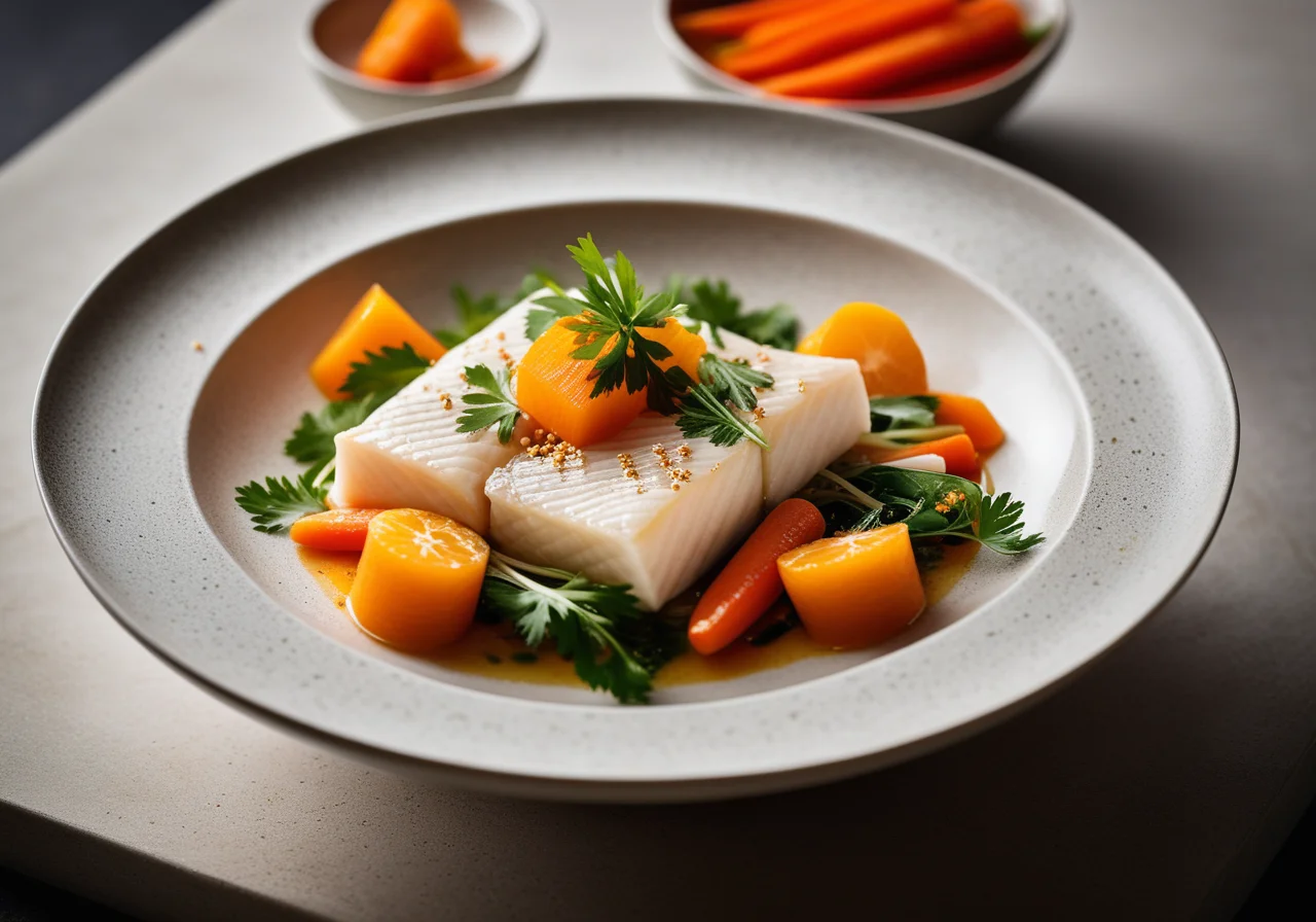 Steamed Fish Cantonese Style with Coriander