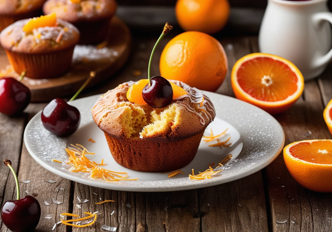 Cherry Orange Muffins