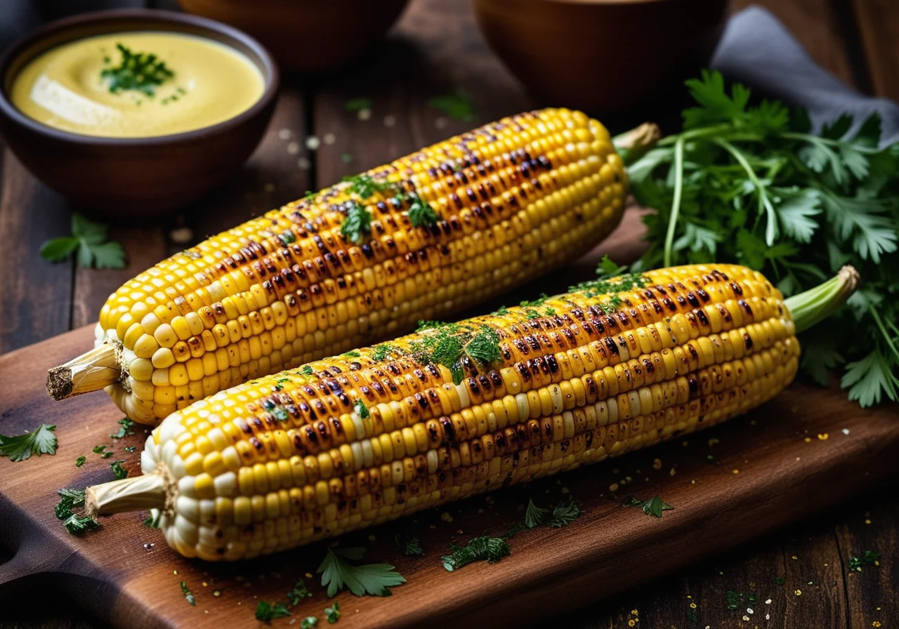 Corn on the Cob with Herb Butter