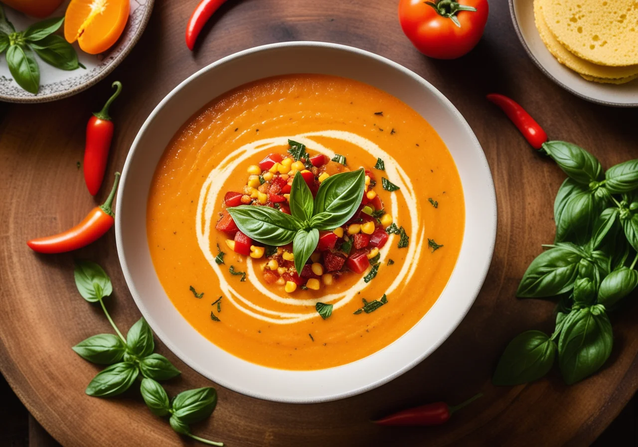 Paprika Polenta Soup