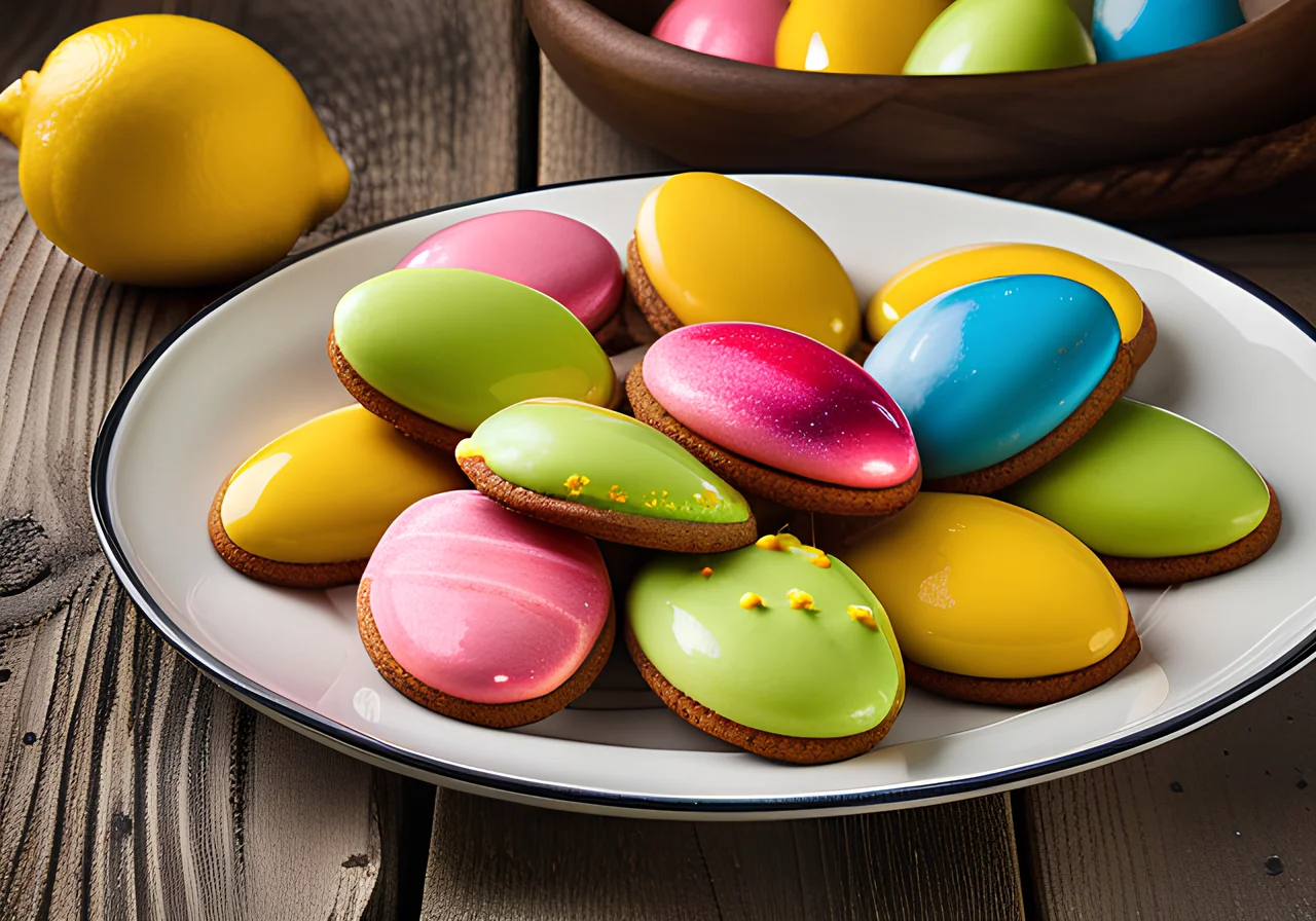 Colorful Easter Egg Cookies