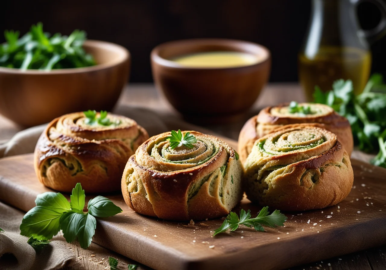 Zucchini Spelt Rolls