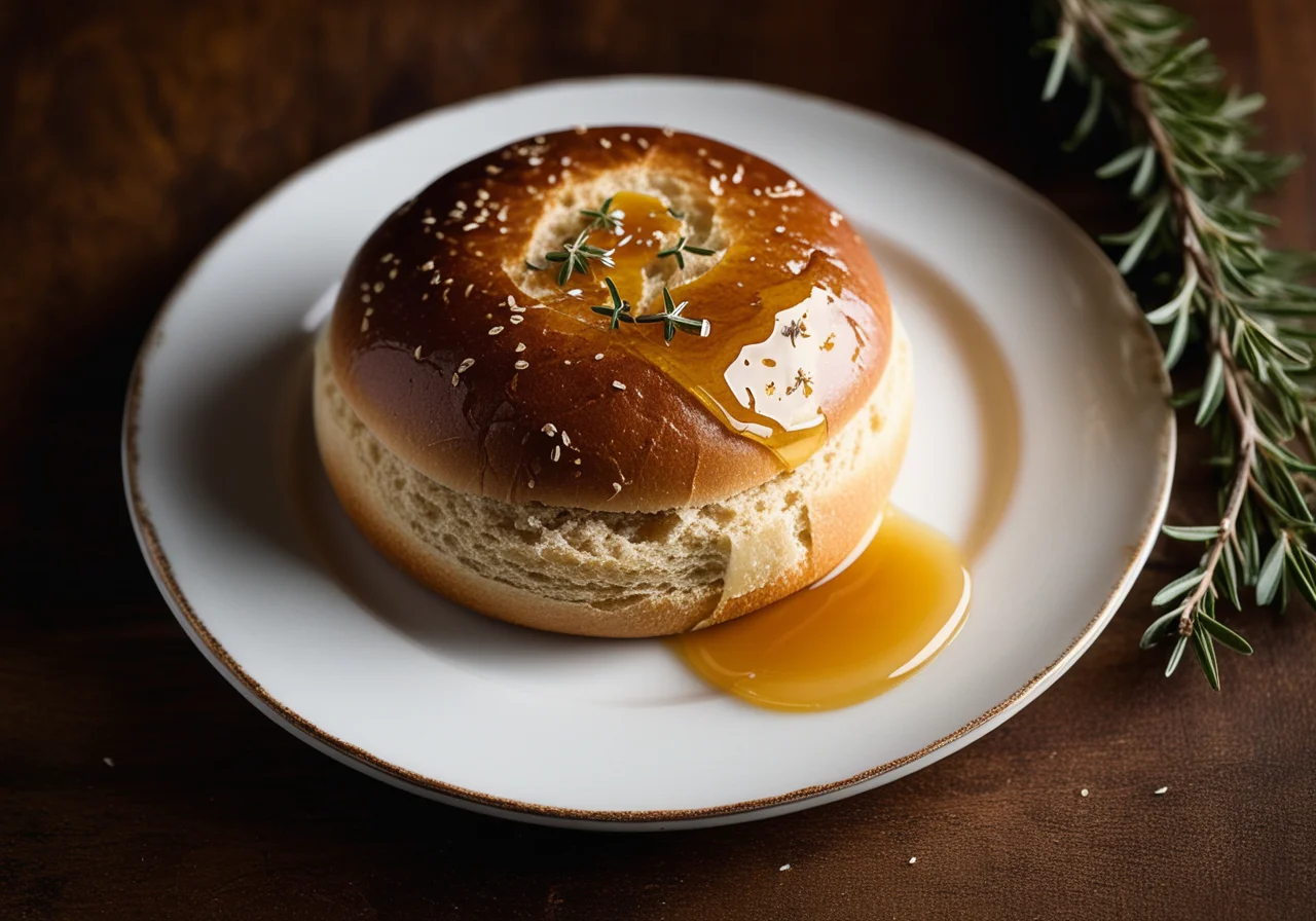 Whole Wheat Roll with Honey