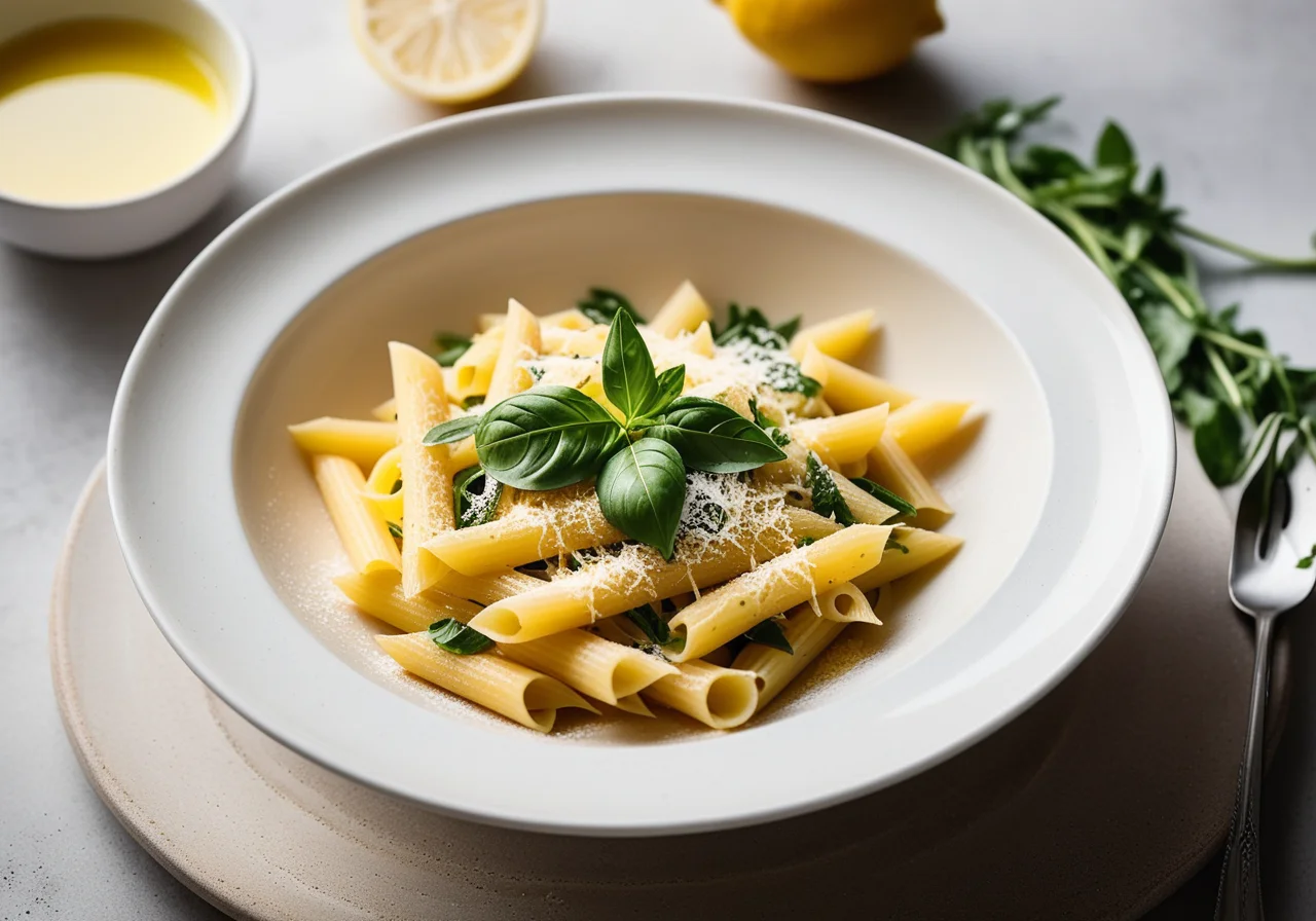 Lemon Pasta with Parmesan