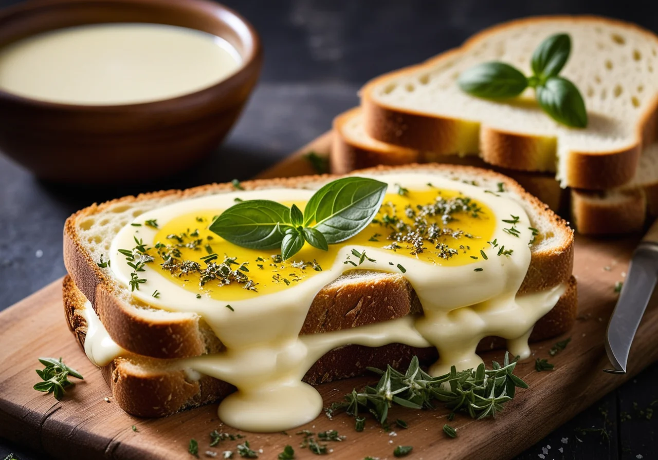 Baked Mozzarella Sandwiches