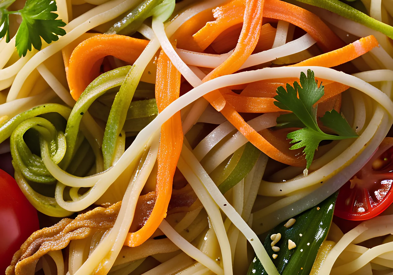 Colorful Vegetable Noodles