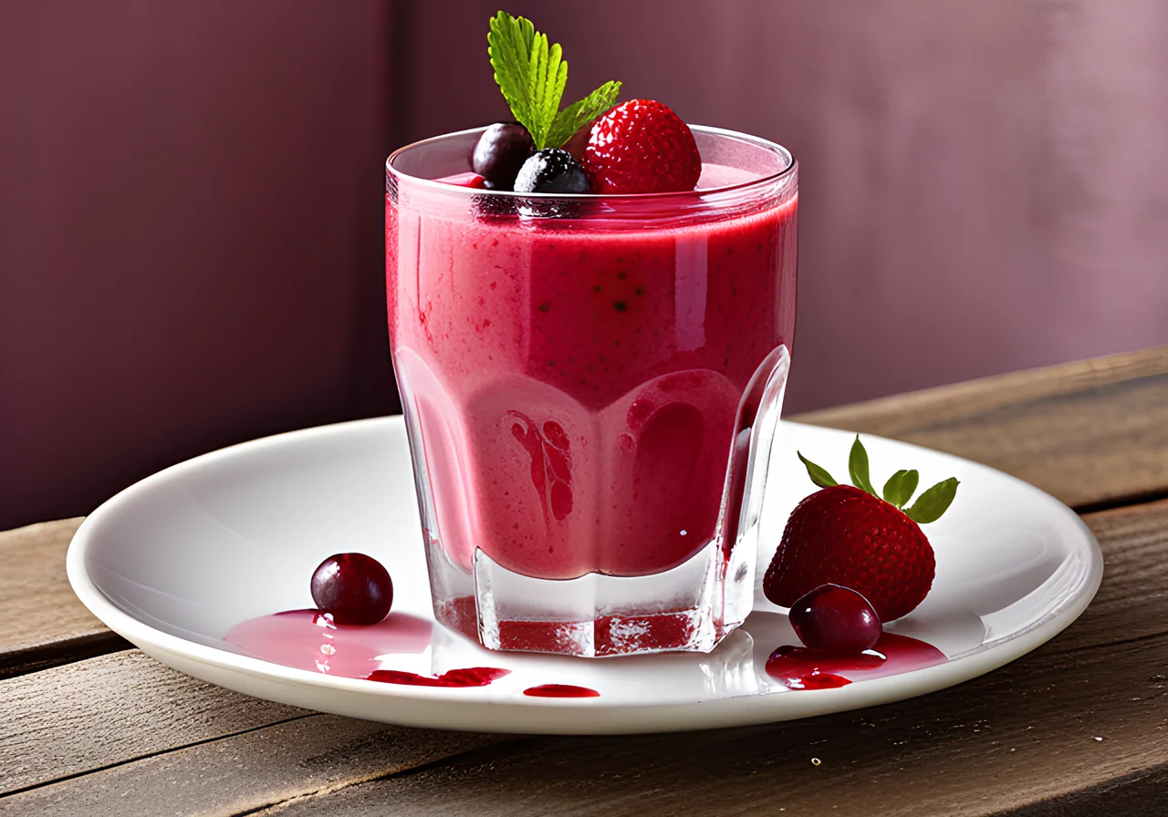 Strawberry-Cherry Smoothie