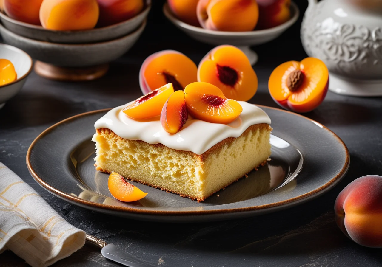 Apricot Sponge Cake
