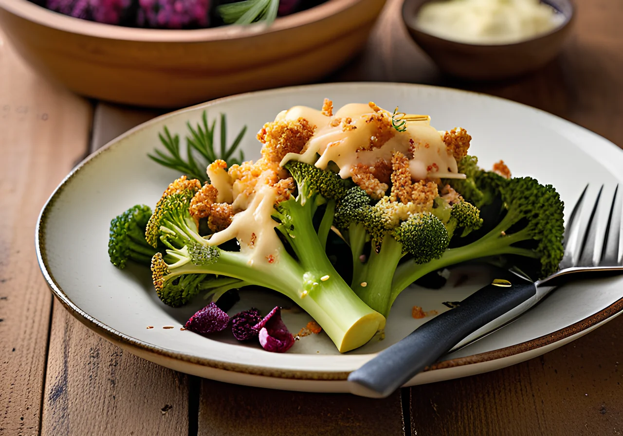 Broccoli-Cauliflower Gratin