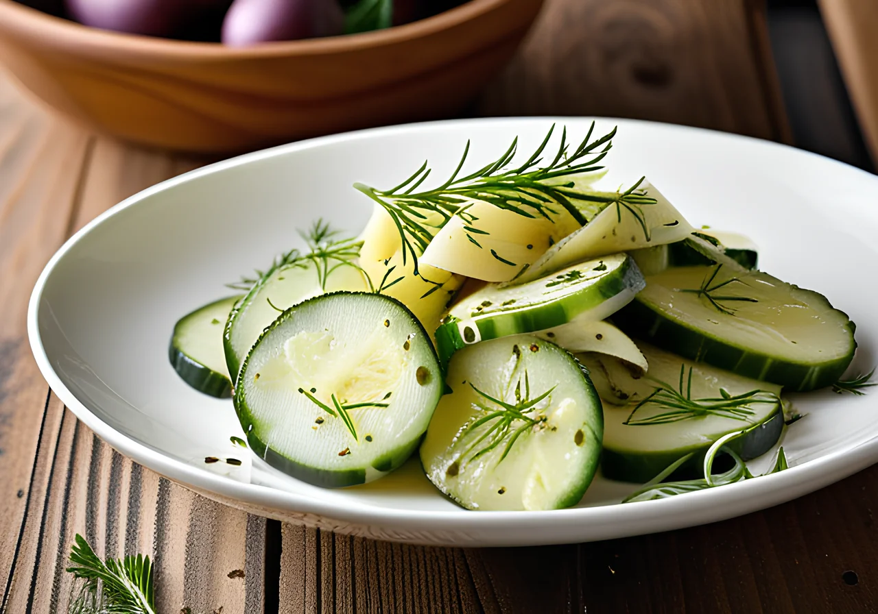 Potato Salad with Cucumbers