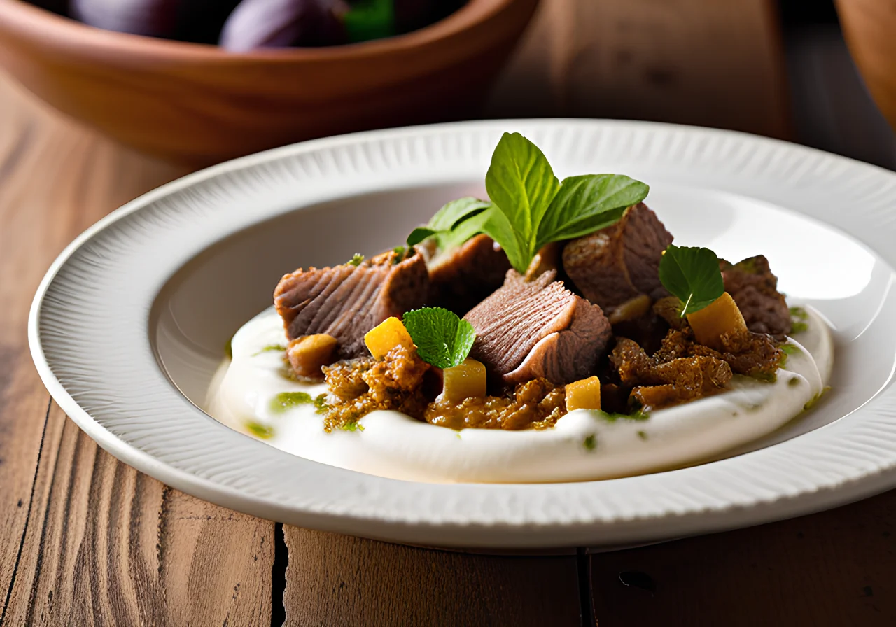 Lamb Ragout with Chickpeas and Dried Figs