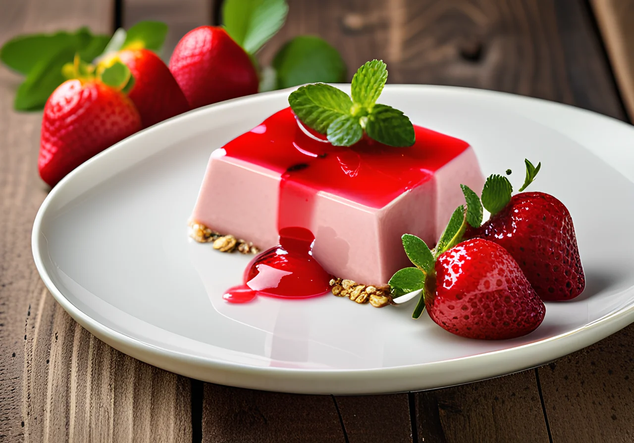 Strawberry Yogurt Terrine