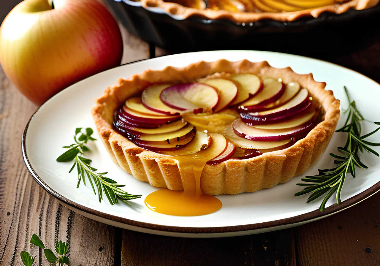 Onion and Apple Tart with Herbs