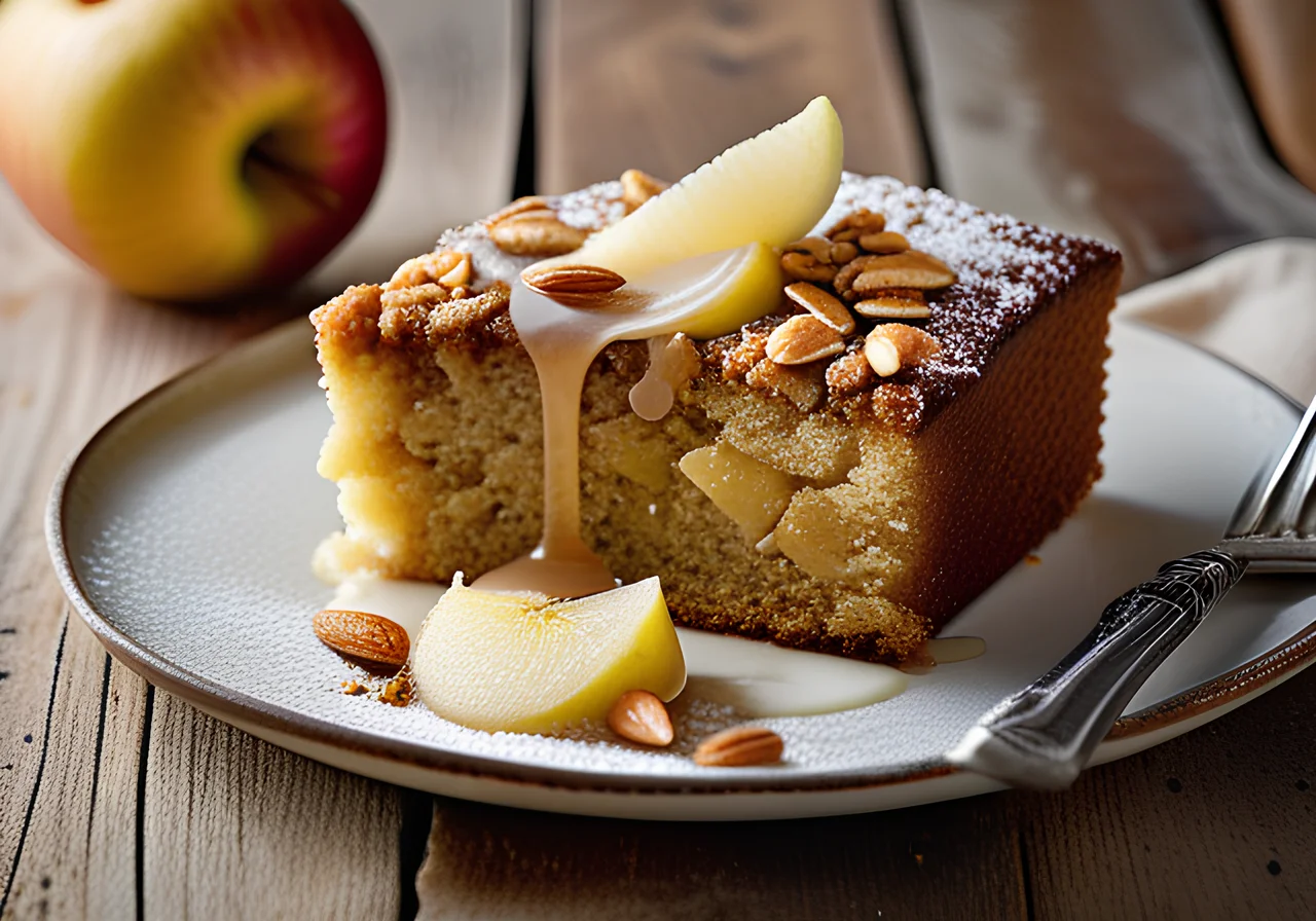 Quick Apple Cake with Quark