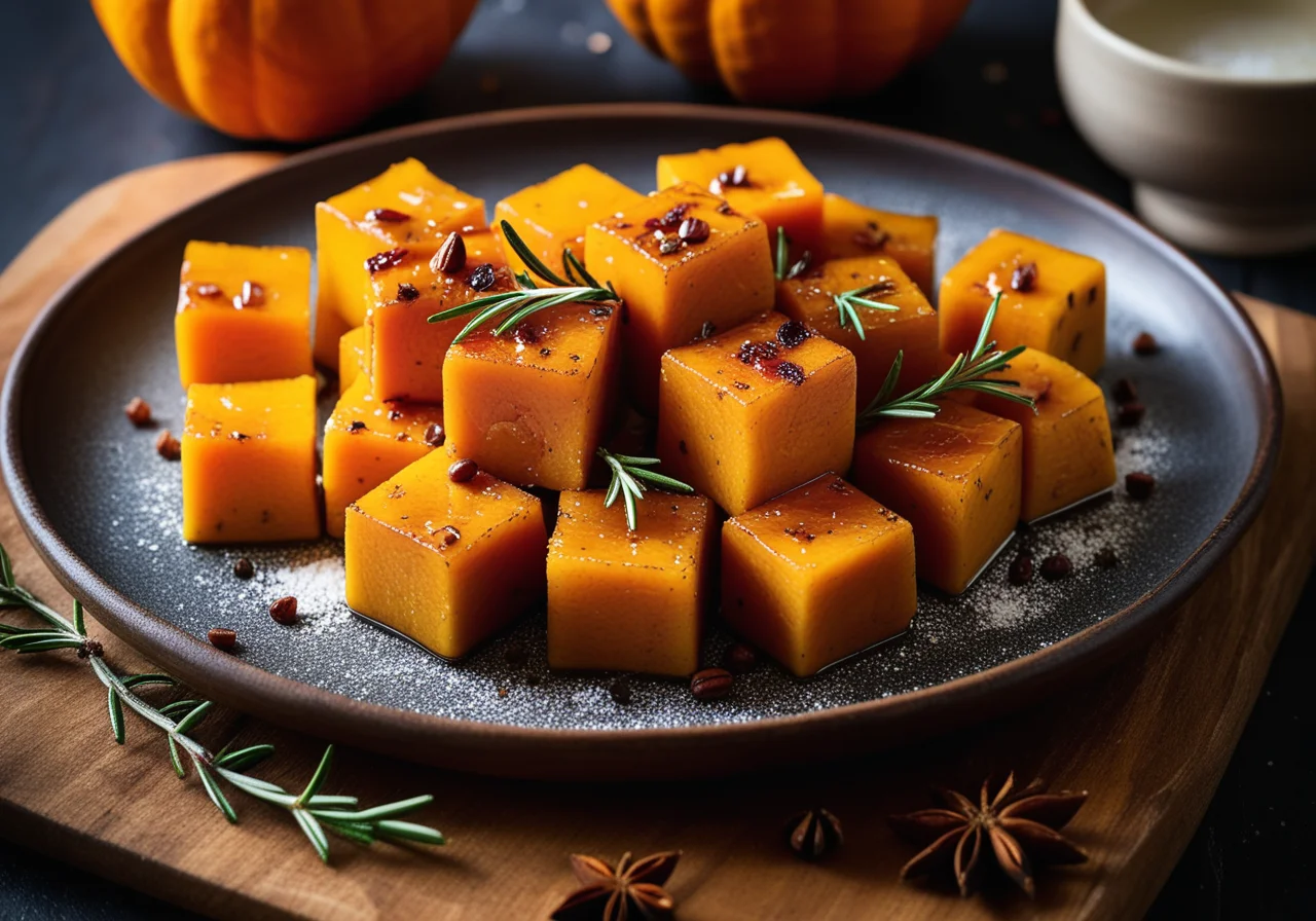 Roasted Pumpkin with Rosemary