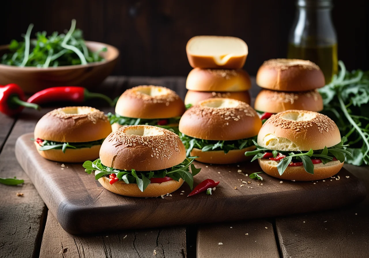 Whole Grain Rolls with Gouda