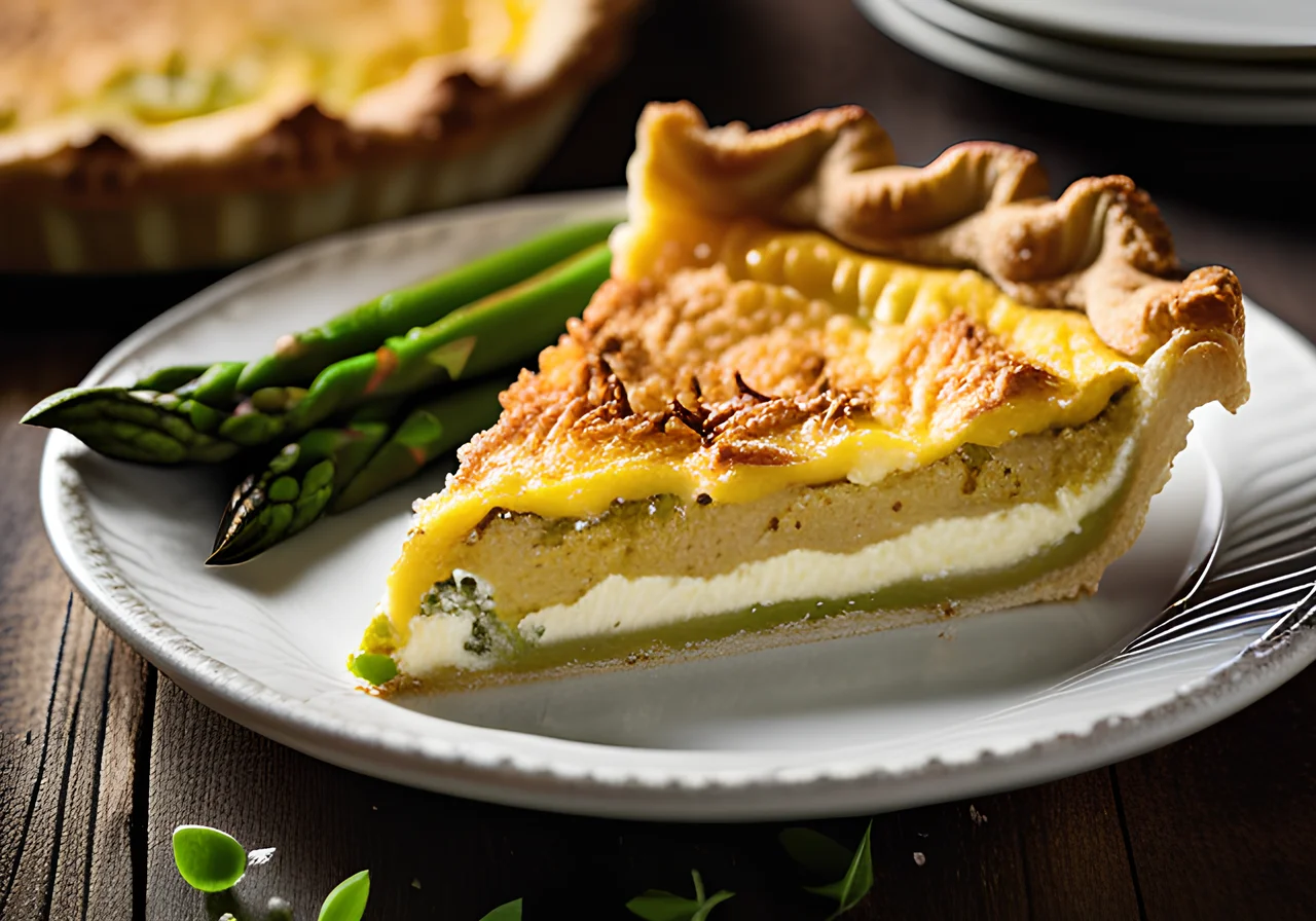 Quiche with Asparagus and Ricotta