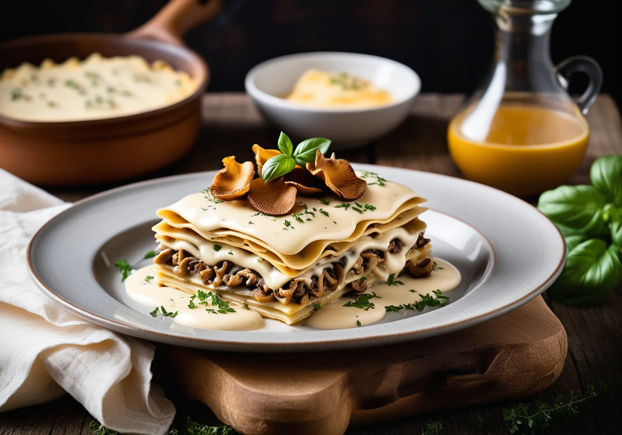 Mushroom Lasagna
