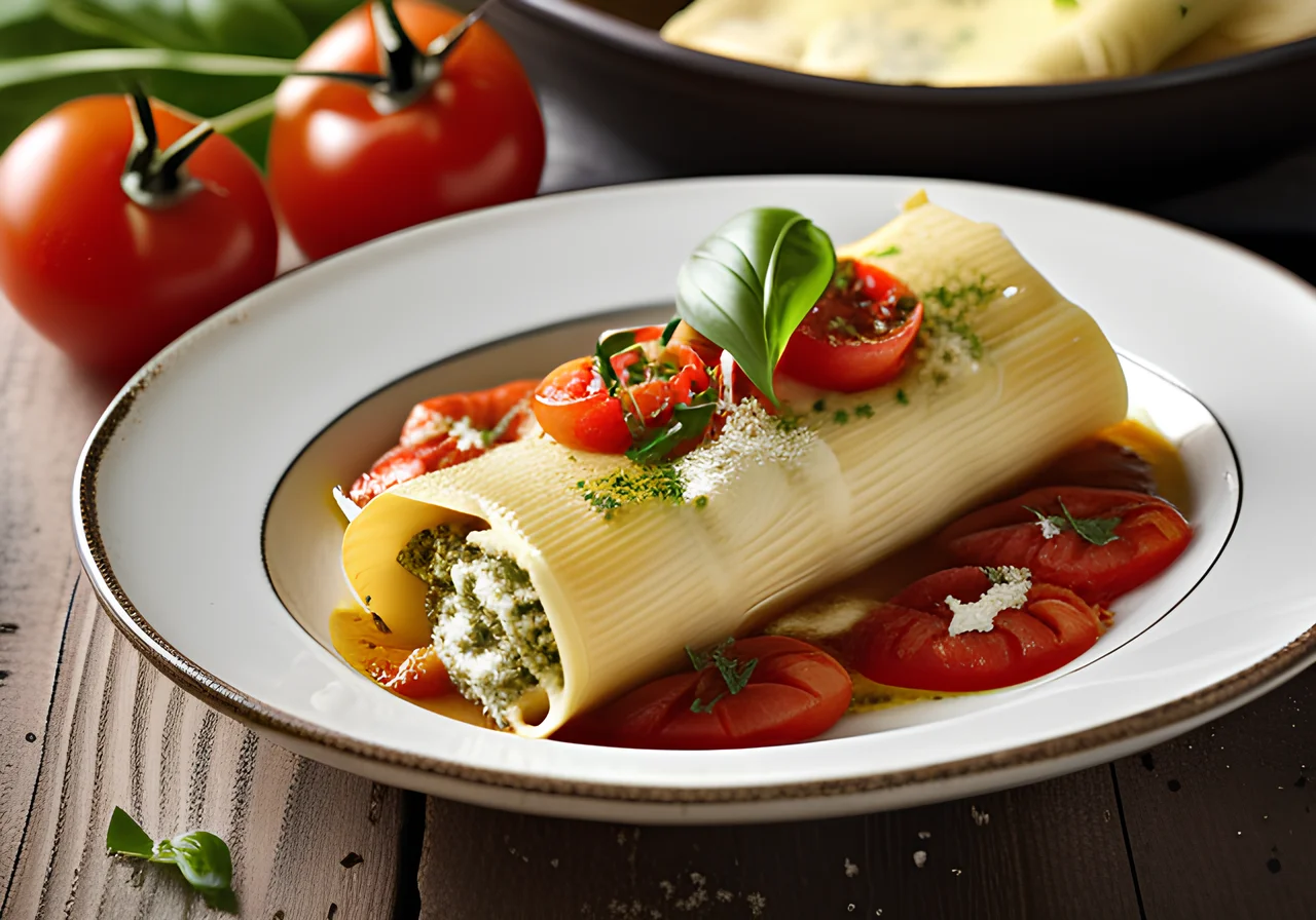 Baked Stuffed Cannelloni