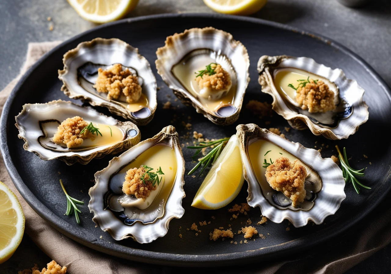 Gratinated Oysters