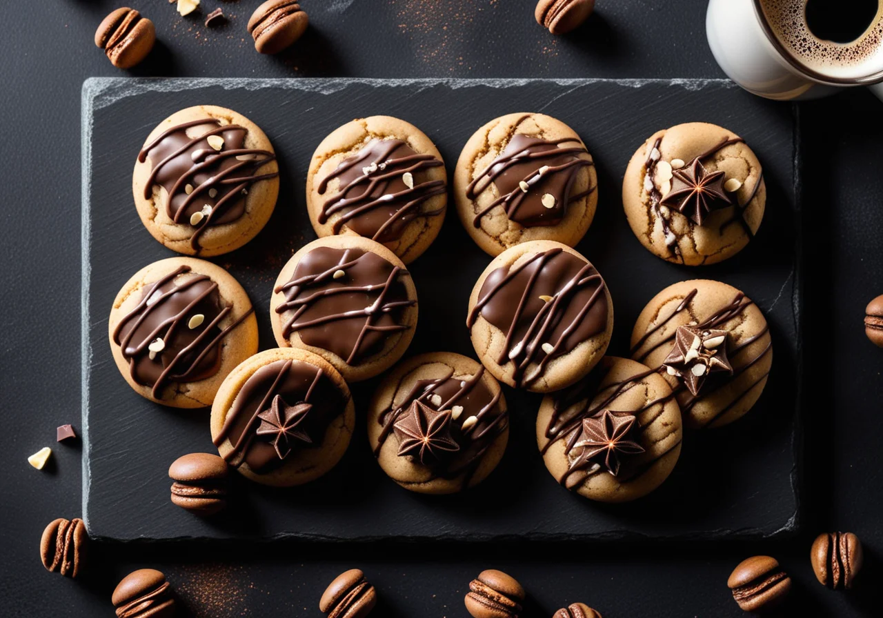 Pralinen mit Kaffeeglasur